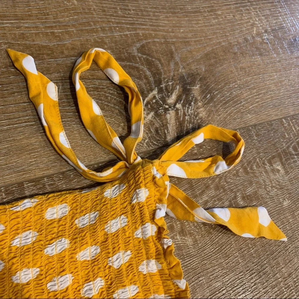 FOREVER 21 Bow Strap Shirred Top Crop - Picture 3 of 4